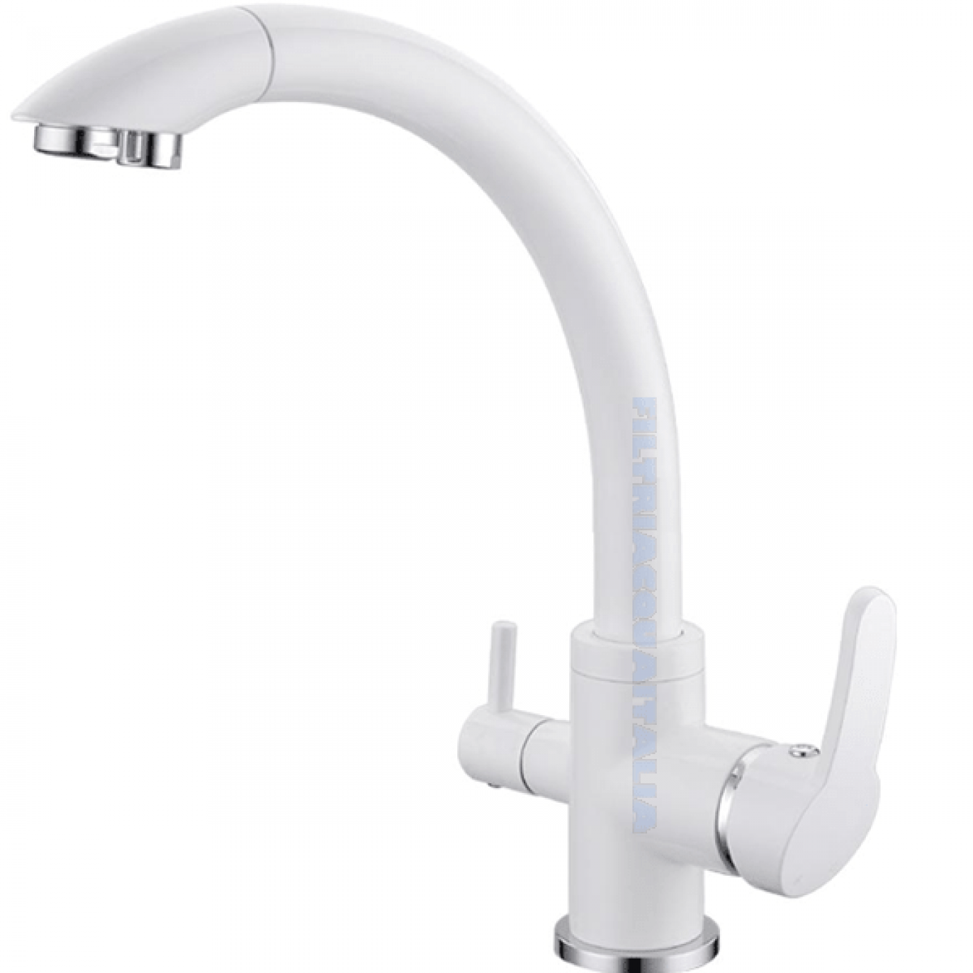 RUBINETTO 3 VIE BIANCO PER DEPURATORE ACQUA RUBINETTO 3 VIE BIANCO PER DEPURATORE ACQUA