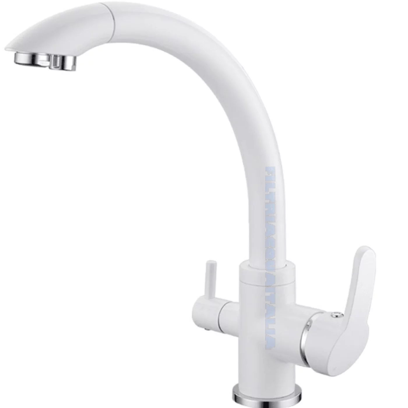 RUBINETTO 3 VIE BIANCO PER DEPURATORE ACQUA RUBINETTO 3 VIE BIANCO PER DEPURATORE ACQUA