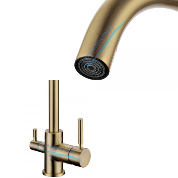 RUBINETTO 3 VIE OTTONE PER DEPURATORE ACQUA MODELLO POLDO RUBINETTO 3 VIE OTTONE PER DEPURATORE ACQUA MODELLO POLDO