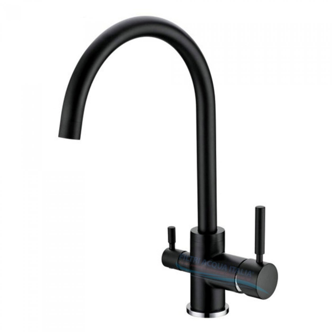 RUBINETTO 3 VIE NERO POLDO PER DEPURATORE ACQUA RUBINETTO 3 VIE NERO POLDO PER DEPURATORE ACQUA