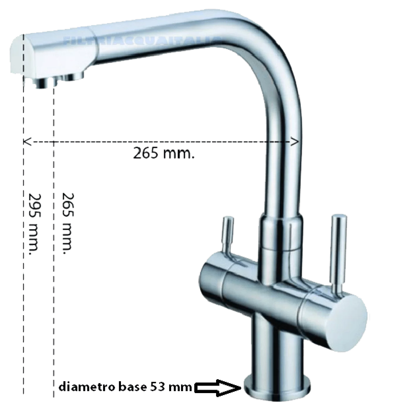 MISCELATORE 4 VIE BERNY PER DEPURATORE ACQUA MISCELATORE 4 VIE BERNY PER DEPURATORE ACQUA