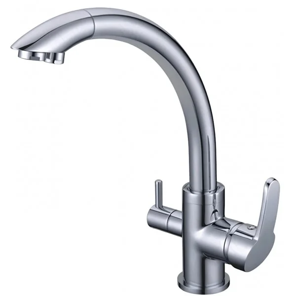 Rubinetto 3 Vie per Depuratore Acqua – Miscelatore Cucina con Uscita per Acqua Filtrata