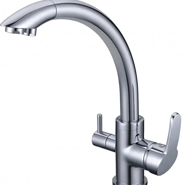 Rubinetto 3 Vie per Depuratore Acqua – Miscelatore Cucina con Uscita per Acqua Filtrata