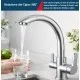 Rubinetto 3 Vie per Depuratore Acqua – Miscelatore Cucina con Uscita per Acqua Filtrata