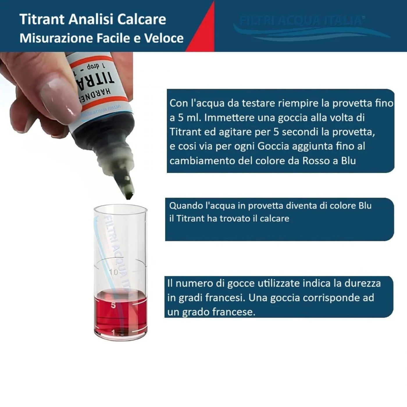 TITRANT ANALISI CALCARE MISURATORE DUREZZA ACQUA TITRANT ANALISI CALCARE MISURATORE DUREZZA ACQUA