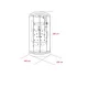 BOX DOCCIA IDROMASSAGGIO 100X100 IDEAL BOX DOCCIA IDROMASSAGGIO 100X100 IDEAL