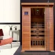 SAUNA INFRAROSSI 120 X 115 COOL PER 2 PERSONE CON CROMOTERAPIA SAUNA INFRAROSSI 120 X 115 COOL PER 2 PERSONE CON CROMOTERAPIA