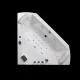 VASCA BAGNO IDROMASSAGGIO ANGOLARE 135X135X62 ARIEL VASCA BAGNO IDROMASSAGGIO ANGOLARE 135X135X62 ARIEL