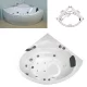 VASCA IDROMASSAGGIO 135X135X60 ANGOLARE IDROMIA VASCA IDROMASSAGGIO 135X135X60 ANGOLARE IDROMIA
