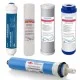 Filtri Depuratore Osmosi Inversa con Membrana 75 GPD Set 5 Pz. Filtri Depuratore Osmosi Inversa con Membrana 75 GPD Set 5 Pz.