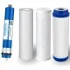 Kit Filtri Acqua Osmosi 3 Stadi con Membrana 50 GPD Kit Filtri Acqua Osmosi 3 Stadi con Membrana 50 GPD