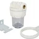 CONTENITORE PER FILTRO ACQUA TRASPARENTE 5" ATTACCO 3/4 Pollice CONTENITORE PER FILTRO ACQUA TRASPARENTE 5" ATTACCO 3/4 Pollice