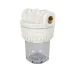 CONTENITORE PER FILTRO ACQUA TRASPARENTE 5" ATTACCO 3/4 Pollice CONTENITORE PER FILTRO ACQUA TRASPARENTE 5" ATTACCO 3/4 Pollice