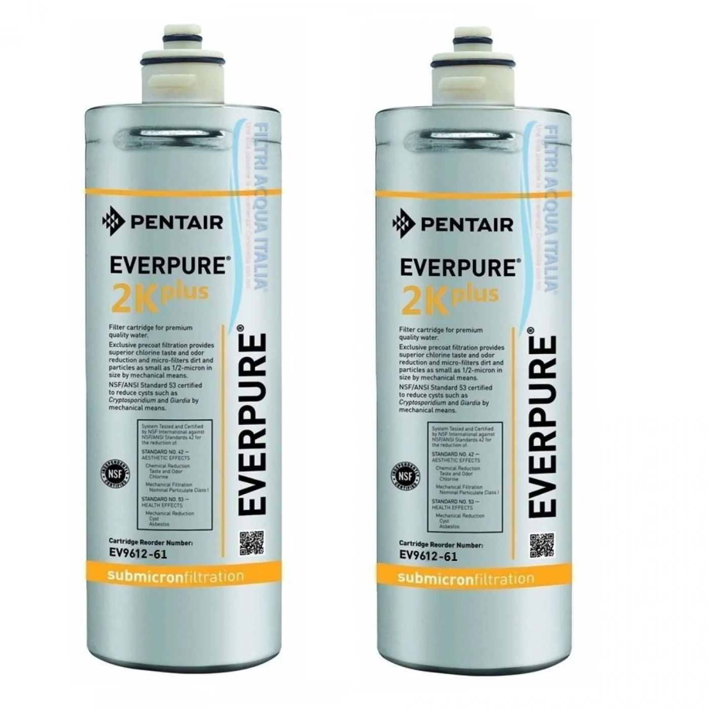 EVERPURE 2K PLUS EV9612-61 Set 2 Pezzi EVERPURE 2K PLUS EV9612-61 Set 2 Pezzi