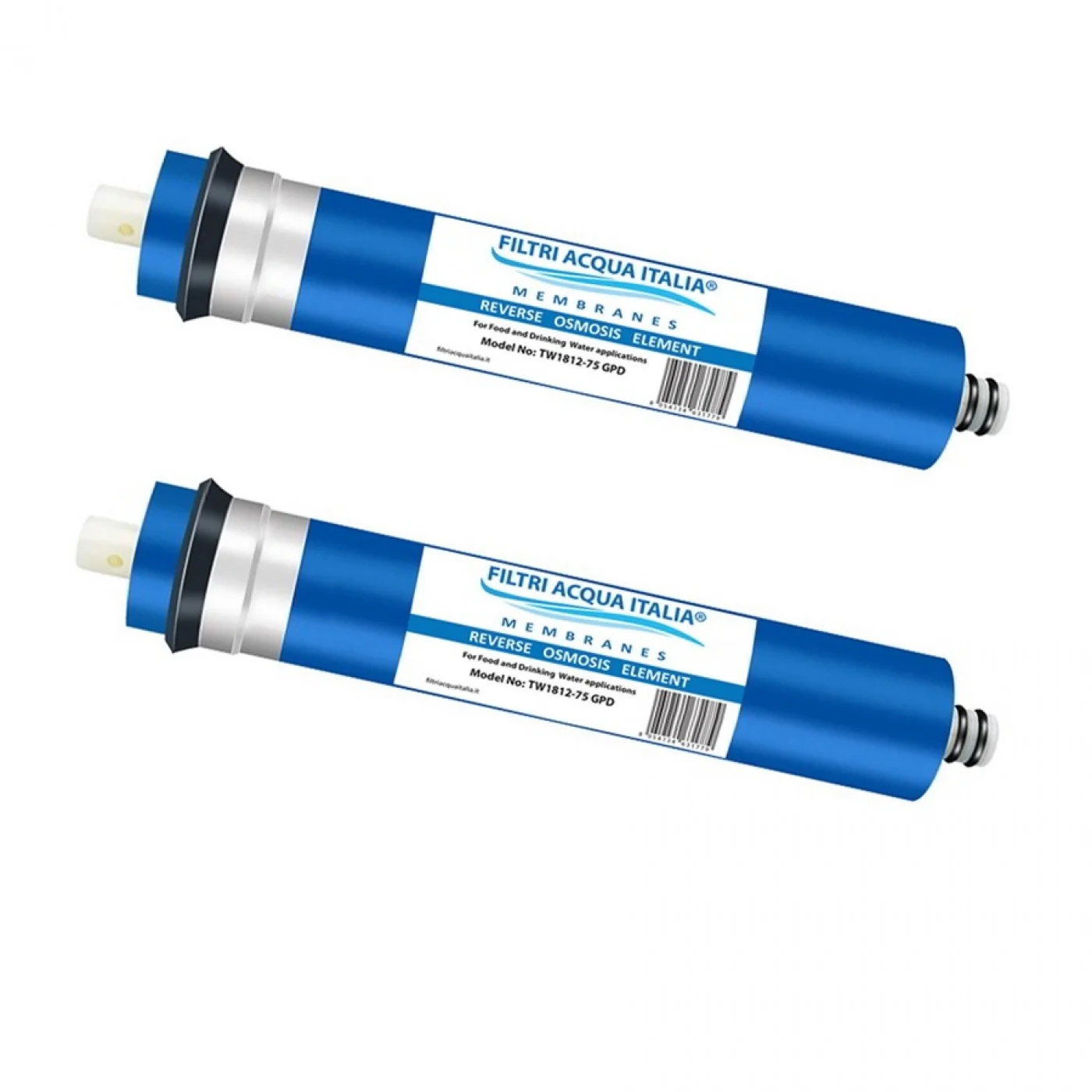 MEMBRANA OSMOSI INVERSA 75 GPD TW30-1812 SET 2 PZ. MEMBRANA OSMOSI INVERSA 75 GPD TW30-1812 SET 2 PZ.