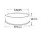 Piscina idromassaggio Rotonda Malibu 4 Posti gonfiabile da esterno 175x175 Piscina idromassaggio Rotonda Malibu 4 Posti gonfiabile da esterno 175x175