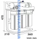 DEPURATORE ACQUA OSMOSI INVERSA USO DOMESTICO DEPURATORE ACQUA OSMOSI INVERSA USO DOMESTICO