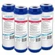 Cartuccia Carbone Attivo Granulare GAC 10" Micron 5 Set 4 Pz Cartuccia Carbone Attivo Granulare GAC 10" Micron 5 Set 4 Pz