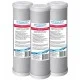 Cartucce Carbone Attivo CTO 5 Micron: Eccellente Qualità per Depuratori Osmosi Inversa Set 3 Pezzi Cartucce Carbone Attivo CTO 5 Micron: Eccellente Qualità per Depuratori Osmosi Inversa Set 3 Pezzi