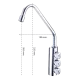 MISCELATORE RUBINETTO A 3 VIE PER DEPURATORE ACQUA DRIP MISCELATORE RUBINETTO A 3 VIE PER DEPURATORE ACQUA DRIP