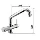 RUBINETTO A 5 VIE CROMATO DELIA PER DEPURATORE ACQUA RUBINETTO A 5 VIE CROMATO DELIA PER DEPURATORE ACQUA