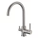 RUBINETTO 3 VIE NICKEL SPAZZOLATO PER DEPURATORE ACQUA RUBINETTO 3 VIE NICKEL SPAZZOLATO PER DEPURATORE ACQUA