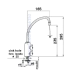 RUBINETTO A 2 VIE PER DEPURATORE ACQUA RUBINETTO A 2 VIE PER DEPURATORE ACQUA