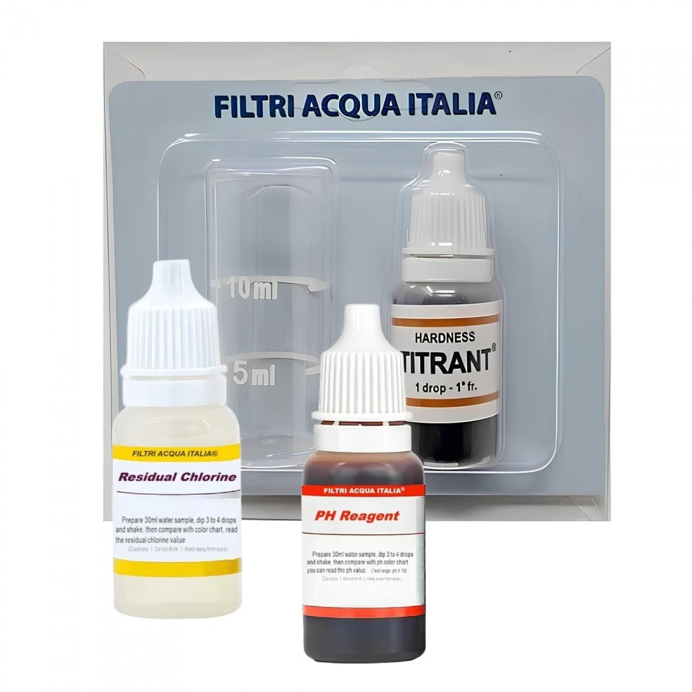 Titrant Analisi Durezza Calcare con Test Cloro Acqua e Ph Titrant Analisi Durezza Calcare con Test Cloro Acqua e Ph